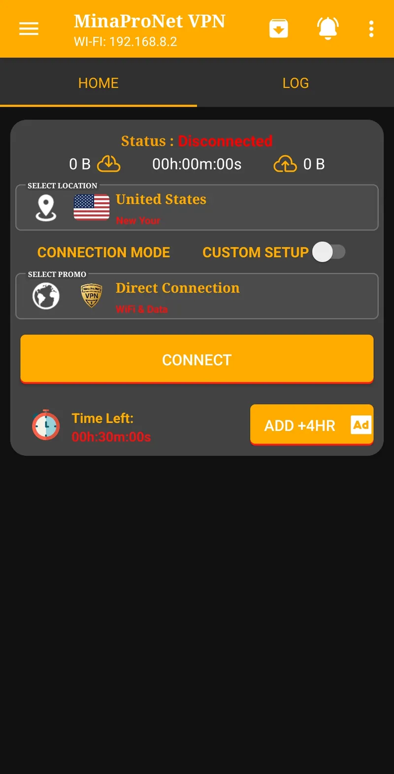 MinaProNet - AIO Tunnel VPN screenshot 1