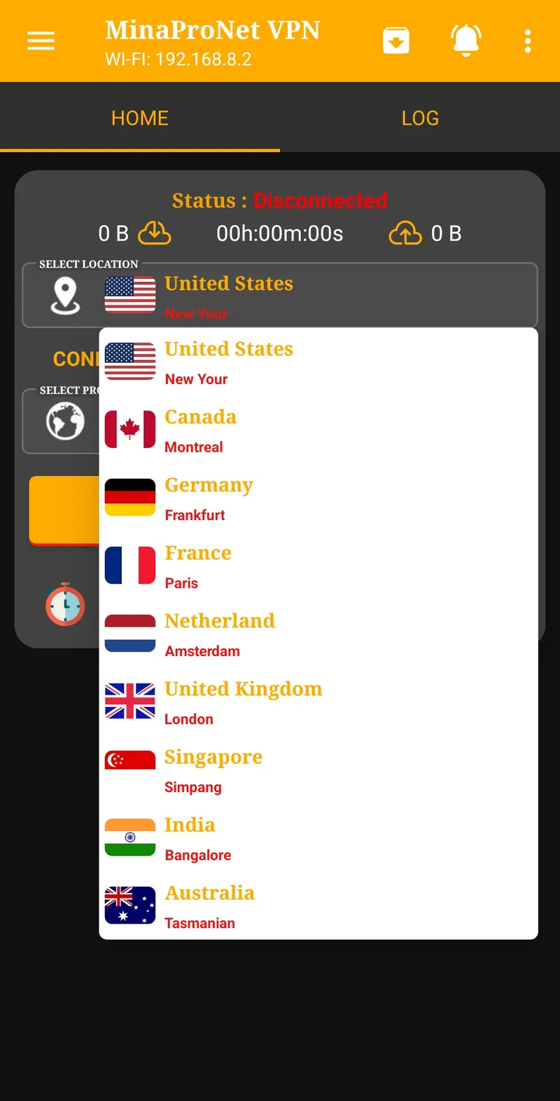 MinaProNet - AIO Tunnel VPN screenshot 2