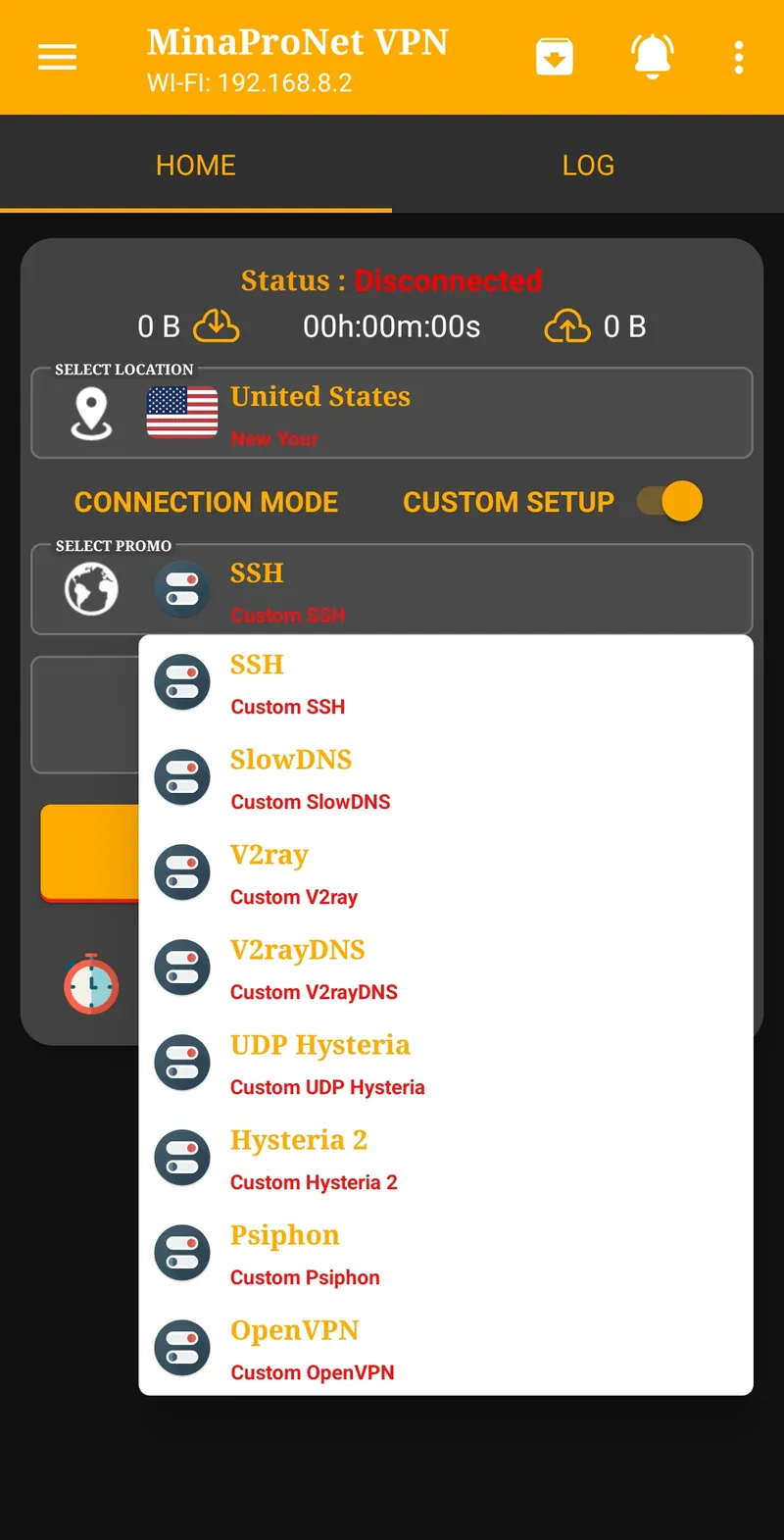 MinaProNet - AIO Tunnel VPN screenshot 4